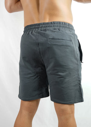 Premium Aesthetic Shorts - Slate Grey