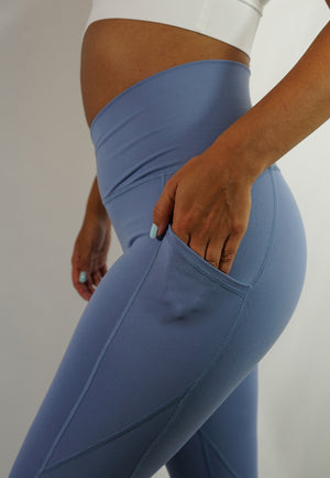 Azure Blue - Women's V2 Slick Pocket Leggings