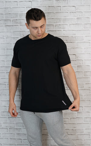 Oversize Fitted T - Black Ink